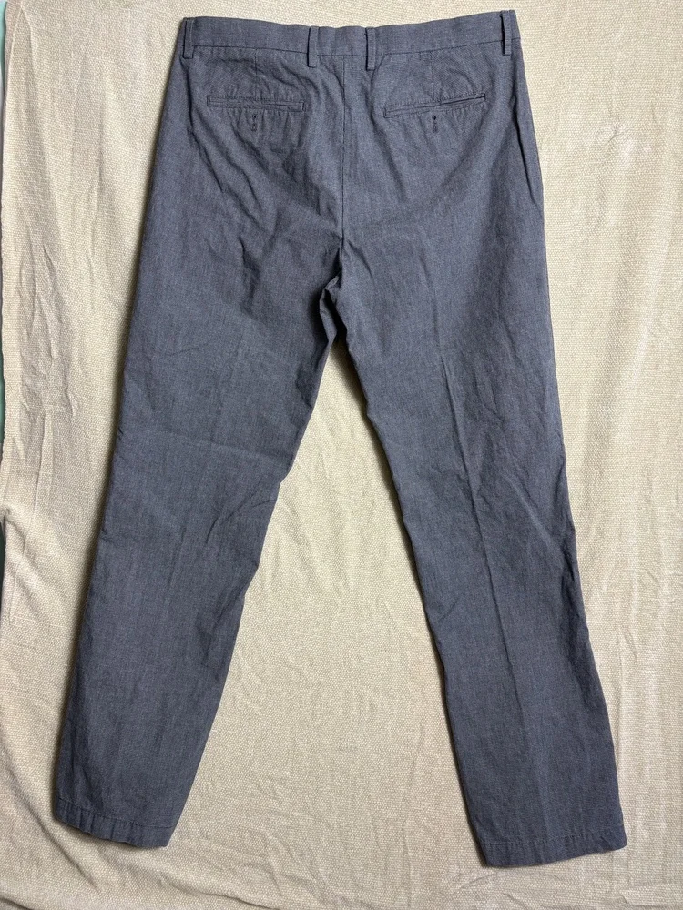 🔥BANANA REPUBLIC - Kentfield Pants‎ Mens 34x34 Gray Houndstooth Dress Casual